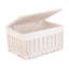 Wicker Large Lined Storage Hamper Basket-1994781639