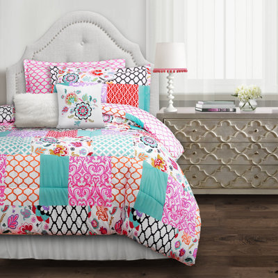 Brookdale Patchwork Reversible Comforter Set