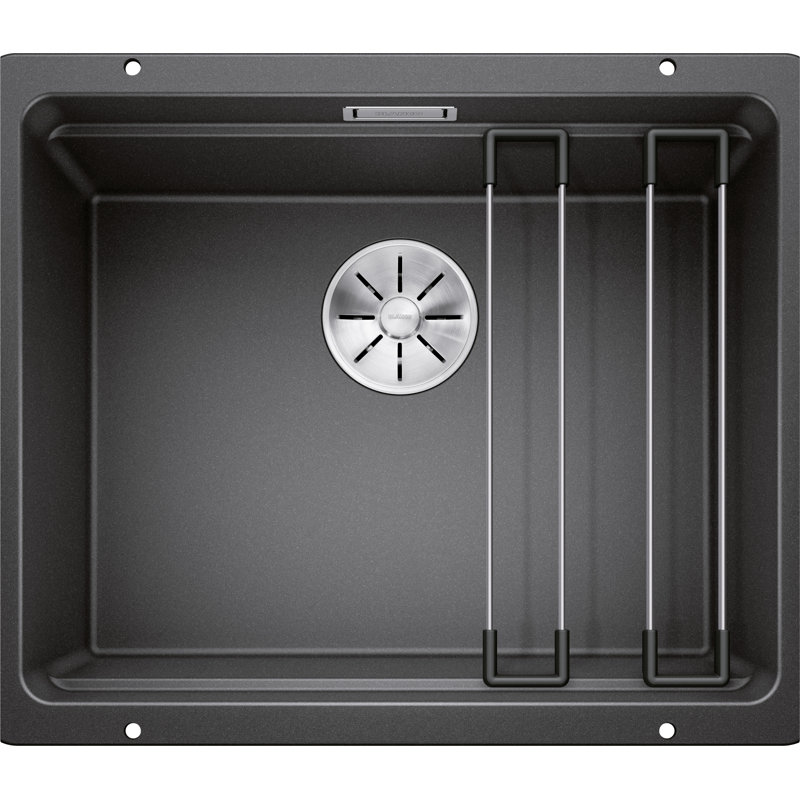 Etagon Single Bowl Undermount Kitchen Sink, Anthracite