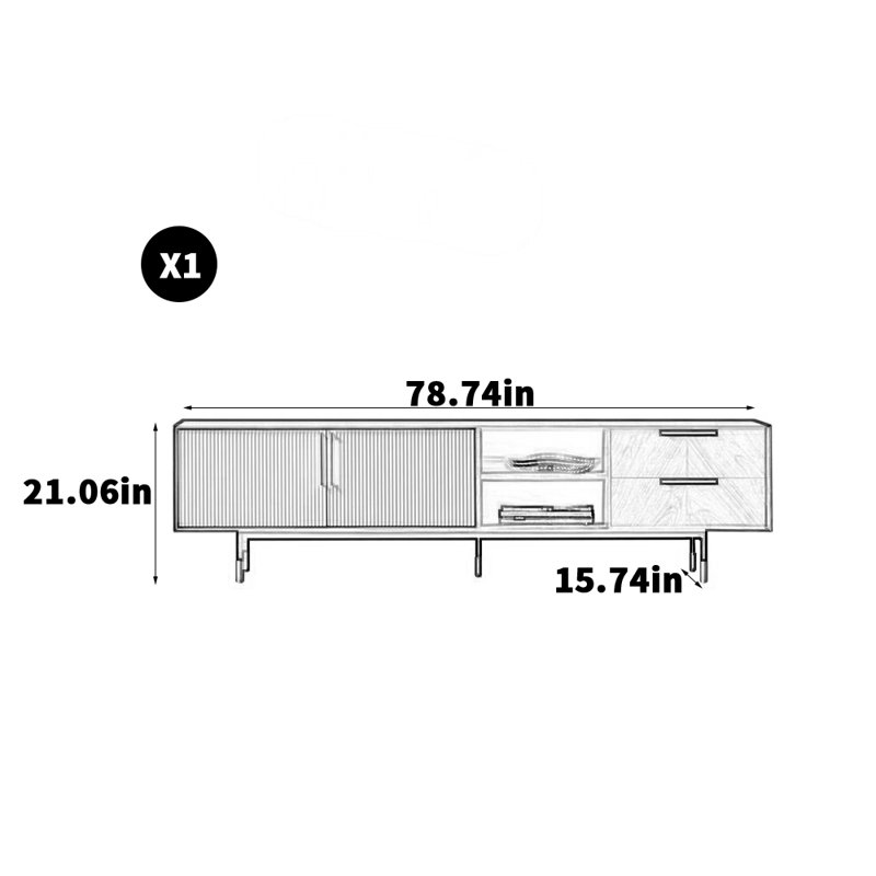 New Chinese modern TV cabinet