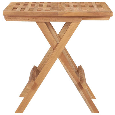 Adlington Square Folding Outdoor Bistro Table , 50cm cm W 50cm cm D