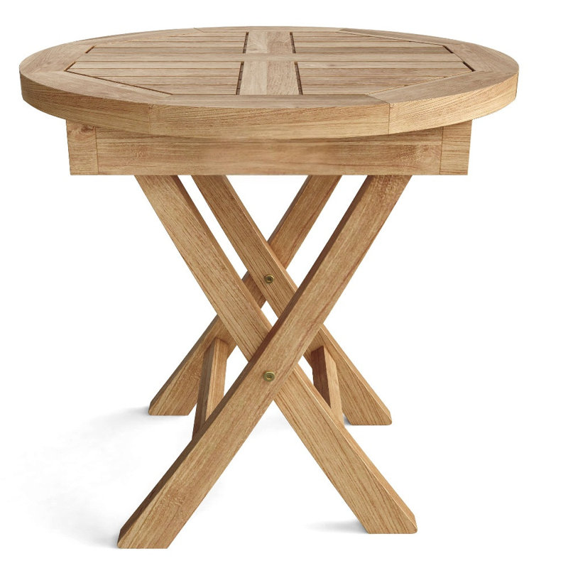 Table d'appoint d'extérieur pliante 20 po