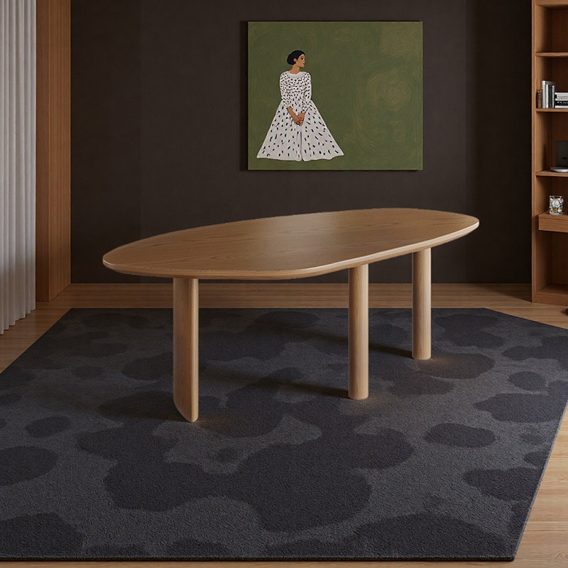 Bureau de qualité supérieure en bois massif, H 28,74 po x l 70,87 po x P 29,53 po