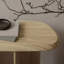 Table de bout ovale en bois massif-2141366397