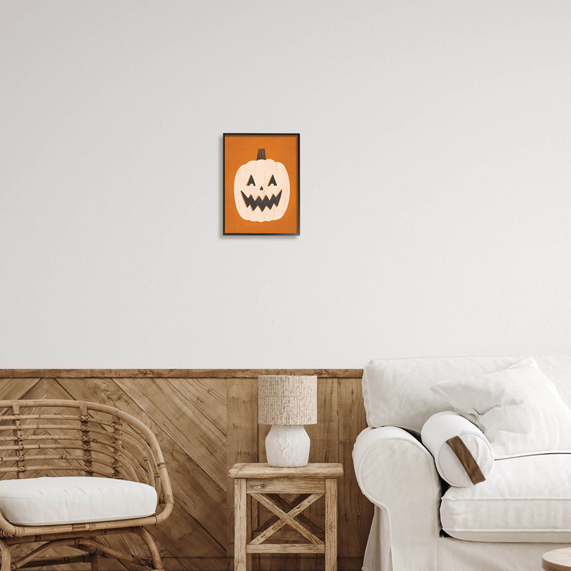 Joyeuse citrouille d'Halloween citrouille d'Halloween par Loni Harris, H 14 po x l 11 po x P 1,5 po
