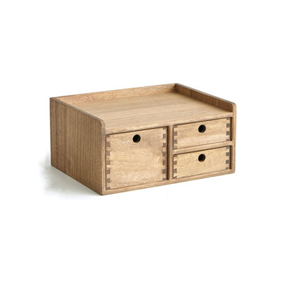 Solid Wood Desk Organiser