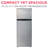 Frigidaire Platinum Fridge Freezer Combo, 7.5 Cu. Ft. Capacity Apartment Size Fridge With Freezer