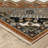 Eldyn Oriental Medallion Rust/ Ivory Area Rug-1628470635