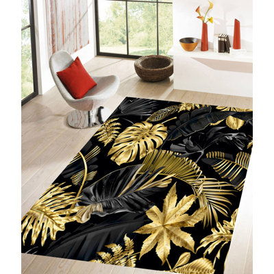 Tapis luxueux en velours, 5,9 x 9,5 pieds | 100% velours, hauteur de poils de 0,3 pouce | Doux au toucher, points durables sous la surface | Facile d'entretien, passe l'aspirateur, parfait pour le décor du salon et de la chambre à coucher