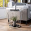 Table de bout ronde en verre Renea-71598918-71598919