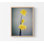 Jonquilles jaunes dans un vase - reproduction de photographie florale minimaliste