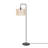 Lentini 58.13'' Matte Black Floor Lamp