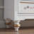 American Retro Style Painted Display Cabinet