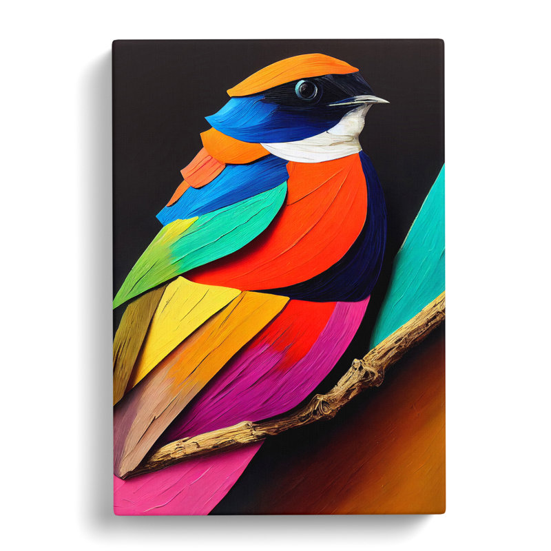 Shalisa Swallow Bird Painting Vol.2 - Wrapped Canvas, 50cm H x 35cm W