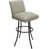 Beige Seat/Brown Frame