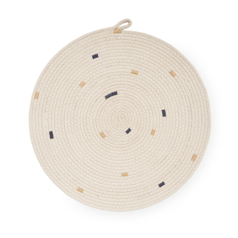 Dessous de plat - Bleu marine / Beige
