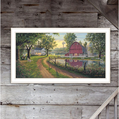 The Road Home Framed Wall Art for Living Room, Home Wall Décor by Kim Norlien