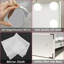 Miroir rectangulaire en métal pour meuble-lavabo
