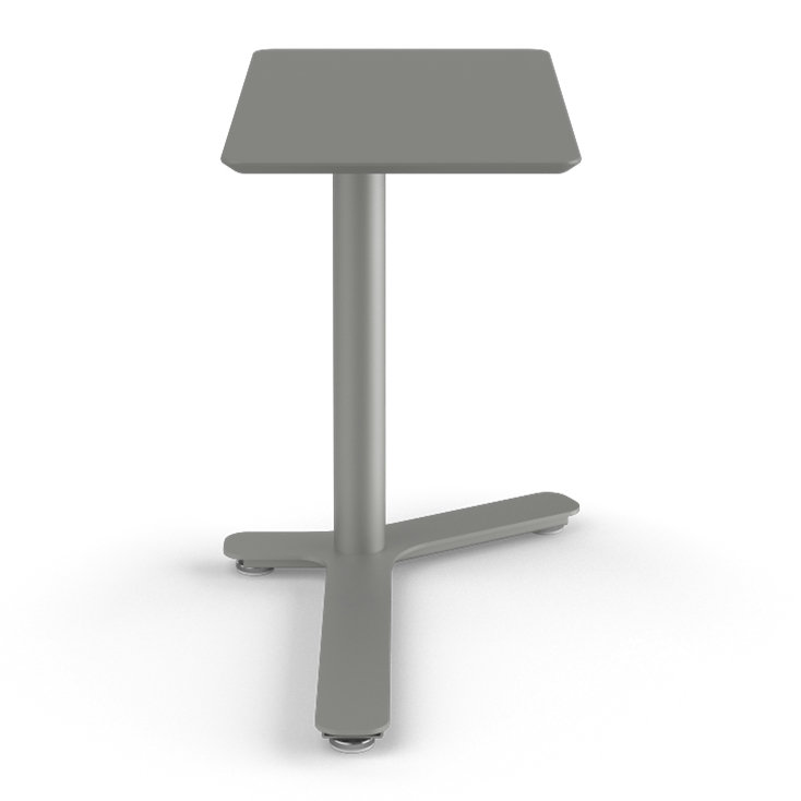 Float Mini Desk, Stone Gray