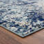 Tapis abstrait bleu / ivoire Thorold-1023004158