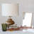 Mango Wood Elegance Table Lamp Set