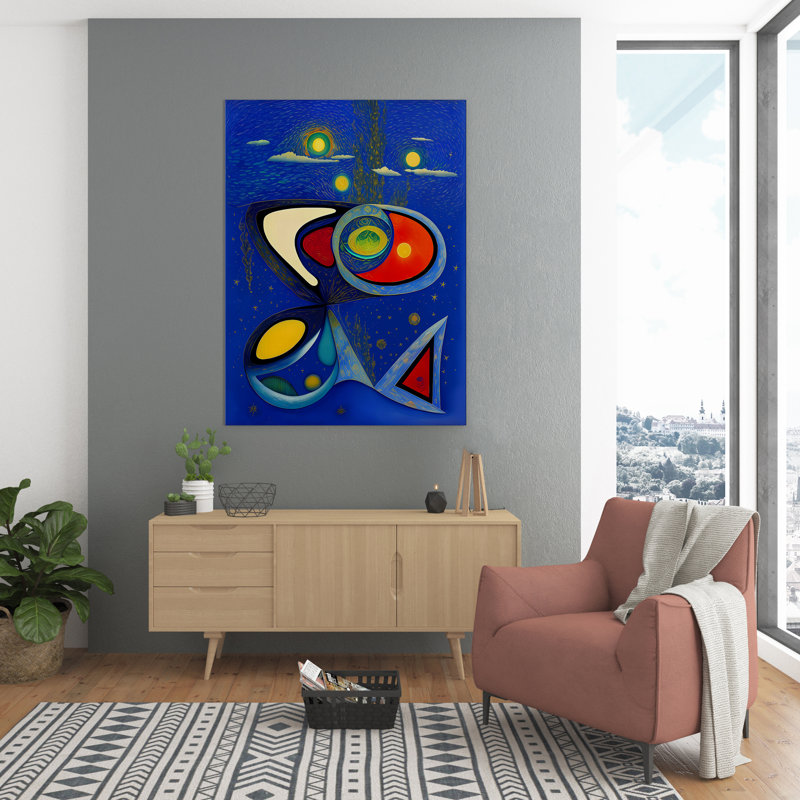 Modern Earth 487, 48" H x 32" W