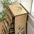 Hand-Painted Gold Foil Seven-Drawer Accent Chest
