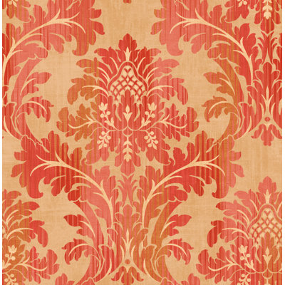 Myrto Ombre Damask Unpasted Wallpaper Roll