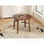 Table de salle à manger extensible ronde pliante pour petits espaces (42,36 po, brun, 2 à 4 places)-1203211535