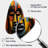 African Tribal Mask Kente II - Asymmetrical African Tribal Metal Wall Art, Freeform Metal Wall Sculpture Print-105584672
