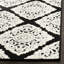 Tapis géométrique anthracite / crème Mannox-15107341