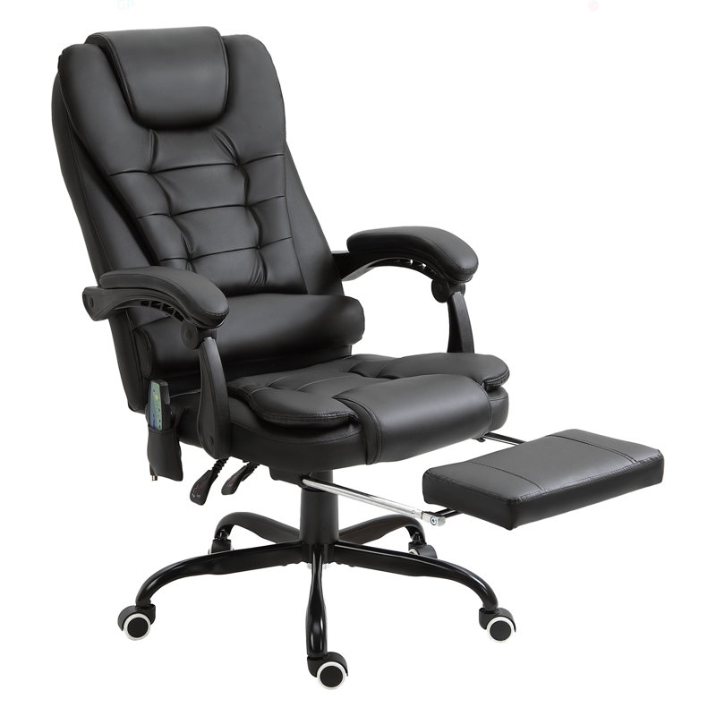 Fauteuil de massage vibrant 7 points, fauteuil inclinable de direction haut dossier