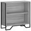 vidaXL Bookcase Engineered wood, Metal-1768641660-1768641635