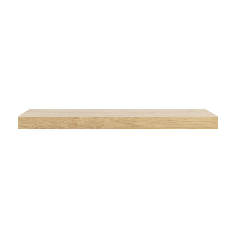 Gautur 4 Piece Floating Shelf, Oak, 3.8cm H x 110cm W x 22.9cm D