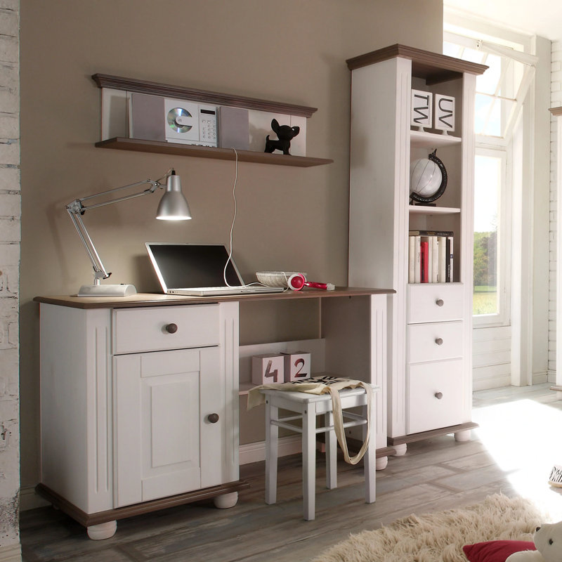 Tarazon Pine Solid Wood Accent Shelf