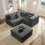 Ensemble de canapé modulaire surdimensionné rembourré-219079774