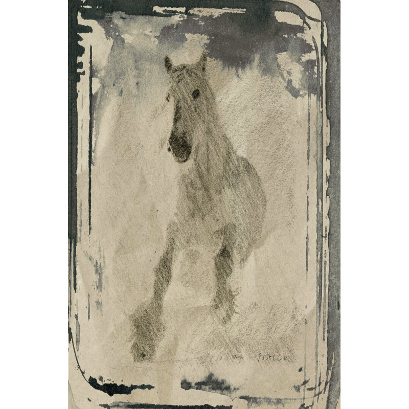 Cheval de course IV, H 30 po x l 20 po x P 1,25 po