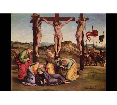 « crucifixion » par luca signorelli, reproduction d’art