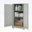 Armoire de rangement d'angle avec tablettes réglables-544832390