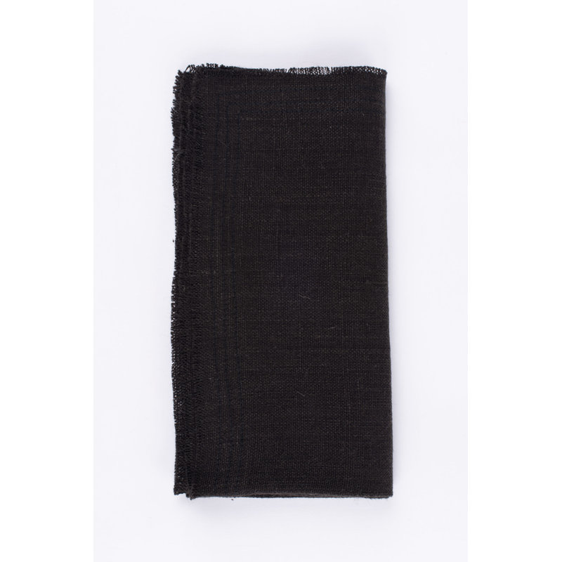 Handmade Dining Linen Set, Black