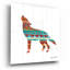 «Southwestern Vibes 6» par Farida Zaman, art mural en verre acrylique, 12 po x 12 po