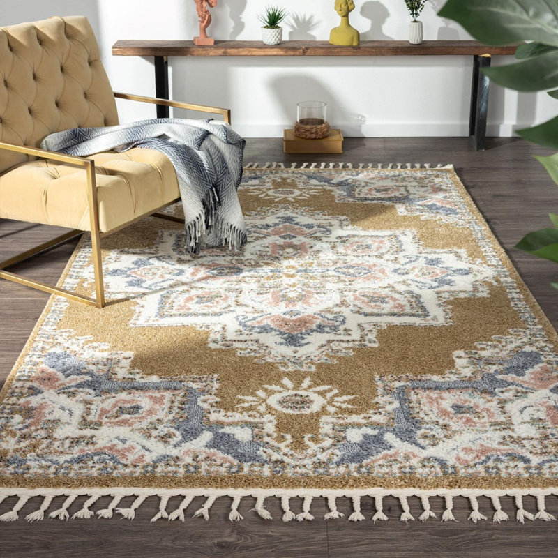 Oriental Indoor Rug, Rectangle 6' x 9'