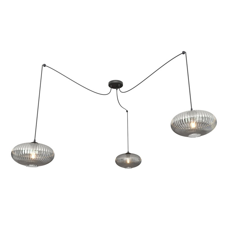 Atiksh 3 - Light Pendant, Matte Black/Graphite