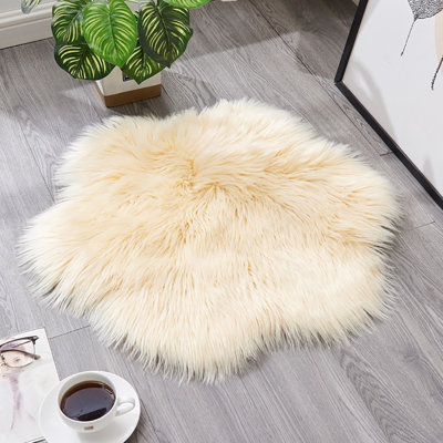 Tapis de chambre à coucher en imitation laine
