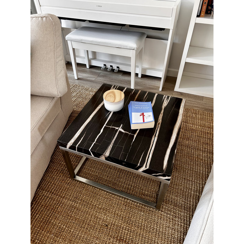 Table basse Petrified, H 16 po x L 31 po x l 31 po