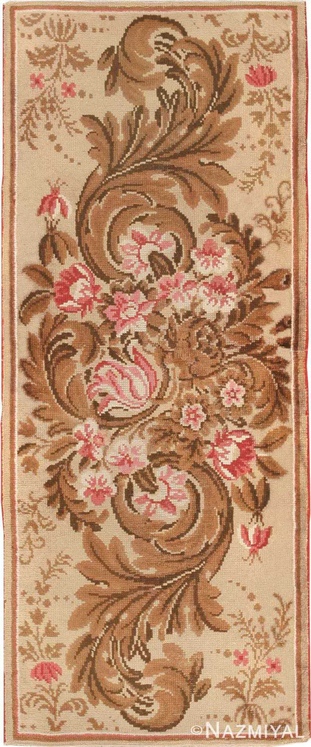 Nazmiyal Collection Antique Floral English Rug | Wayfair