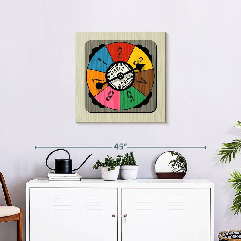 Senne Game Spinner, 24" H x 24" W