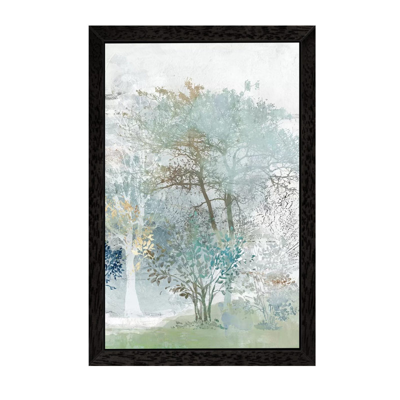 Silent Mystery II by Allison Pearce - Painting on Canvas, 152.5 cm H x 101.5 cm W, Black Framed