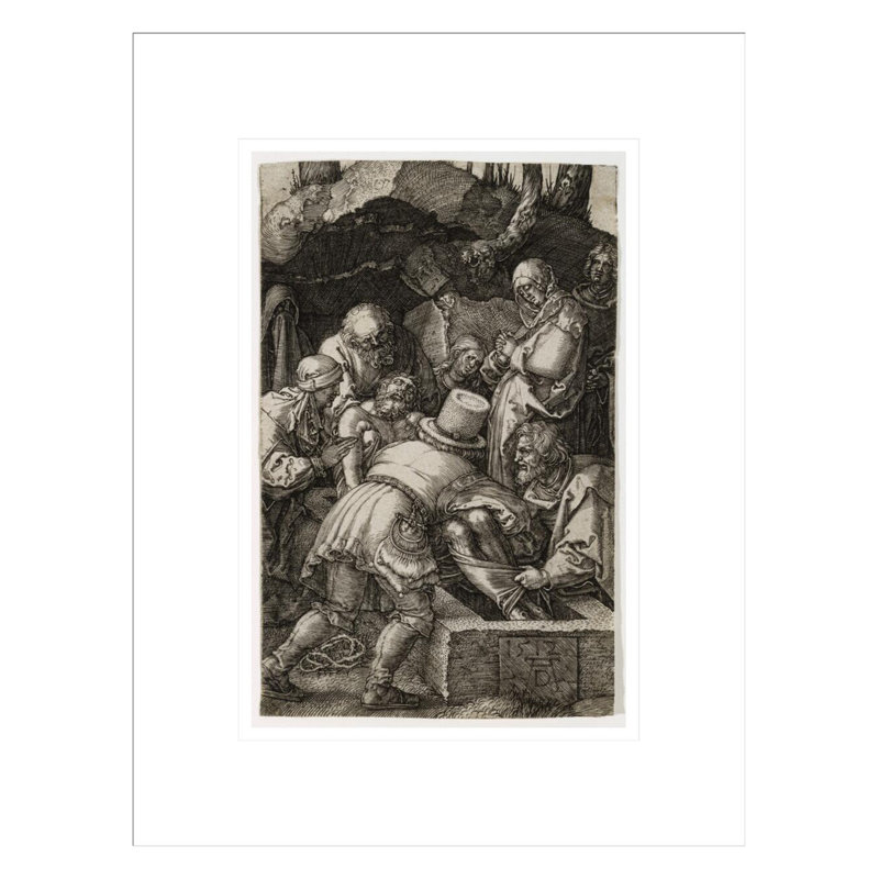 «The Entombment» par Albrecht Dürer, impression giclée sur cadre, H 16,75 po x l 12,91 po