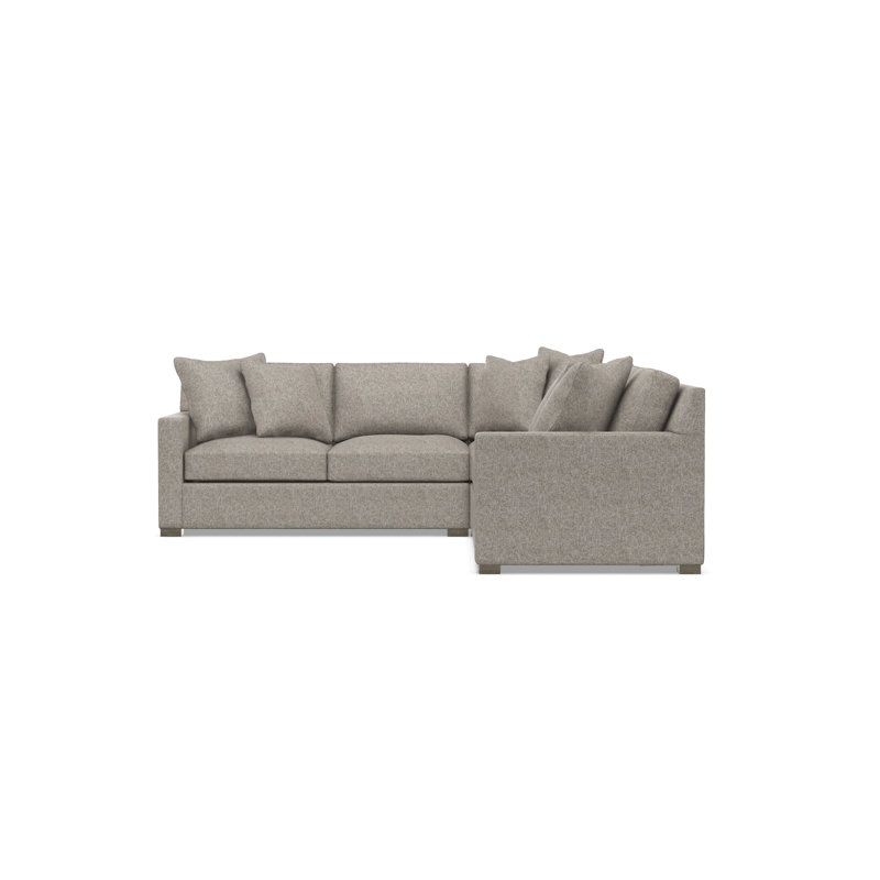 Bernhardt Kelsey 3-Piece Fabric Sectional, Tan Polyester